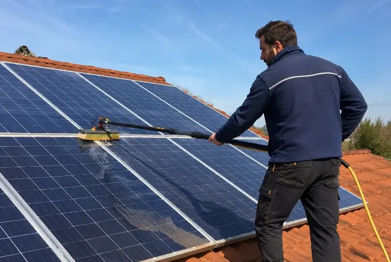 Nettoyage et entretien de panneaux solaires à Gordes